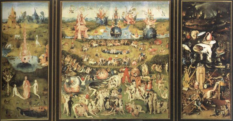 Hieronymus Bosch garden of earthly delights Spain oil painting art